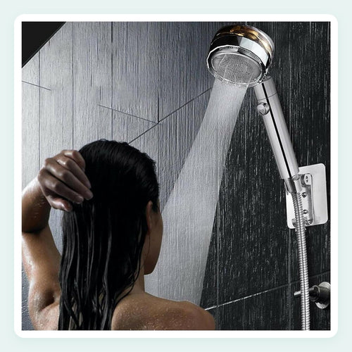 Ducha turbo de alta presión con hélice